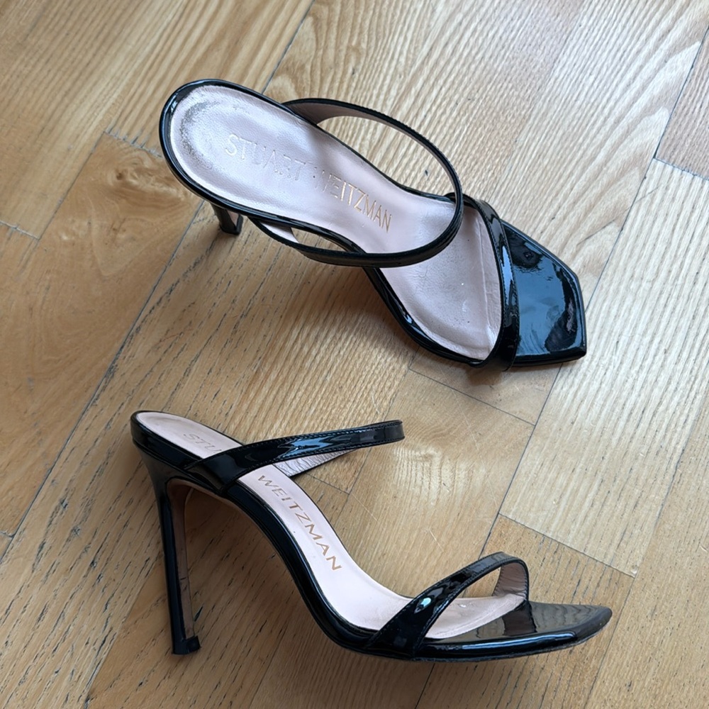 Stuart weitzman black sandals 36 6